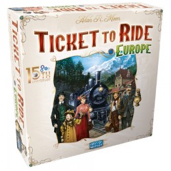 Ticket To Ride - Europe - 15th Anniversary Edition | Ages 8+ | 2-5 Players