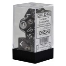 Translucent 7-Piece Dice Set (Smoke/White)