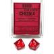 Translucent 10-Piece D10 Dice Set (Red/White)