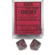 Translucent 10-Piece D10 Dice Set (Smoke/Red)