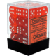 Translucent 36-Piece D6 Dice Set (Orange/White)