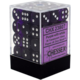 Translucent 36-Piece D6 Dice Set (Purple/White)
