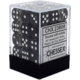 Translucent 36-Piece D6 Dice Set (Smoke/White)