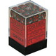 Translucent 36-Piece D6 Dice Set (Smoke/Red)