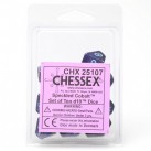 Speckled Set of D10 Dice (Cobalt)