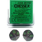 Speckled Set of D10 Dice (Earth)