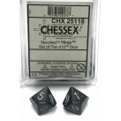 Speckled Set of D10 Dice (Ninja)