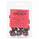 Speckled Set of D10 Dice (Volcano)