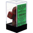 Speckled 7-Piece Dice Set (Strawberry)