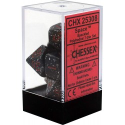 Speckled 7-Piece Dice Set (Space)