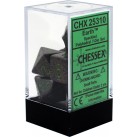 Speckled 7-Piece Dice Set (Earth)