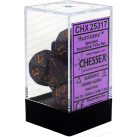 Speckled 7-Piece Dice Set (Hurricane)