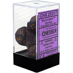 Speckled 7-Piece Dice Set (Hurricane)