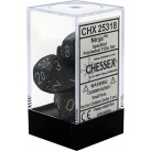 Speckled 7-Piece Dice Set (Ninja)