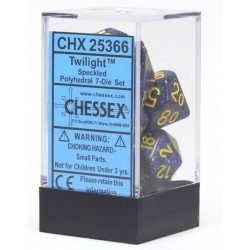 Speckled 7-Piece Dice Set (Twilight)