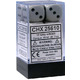 Opaque Set of 12 D6 Dice (Dark Grey/Black)