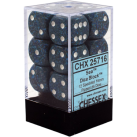 Speckled Set of 12 D6 Dice (Sea)