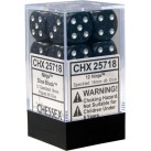 Speckled Set of 12 D6 Dice (Ninja) 16mm