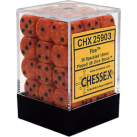 Speckled Set of 36 D6 Dice (Fire) 12mm