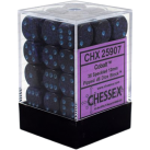 Speckled Set of 36 D6 Dice (Cobalt)