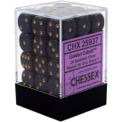Speckled Set of 36 D6 Dice (Golden Cobalt)
