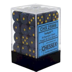 Speckled Set of 36 D6 Dice (Twilight) 12mm