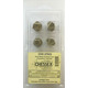 Metal 7-Piece Dice Set (Old Brass)