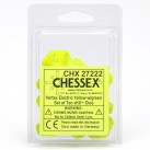 Vortex Set of 10 D10 Dice (Electric Yellow/Green)
