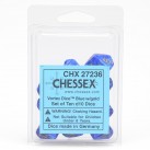 Vortex Set of 10 D10 Dice (Blue/Gold)