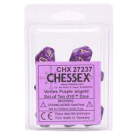Vortex Set of 10 D10 Dice (Purple/Gold)