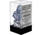 Nebula 7-Piece Dice Set (Black/White)