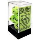 Vortex 7-Piece Dice Set (Bright Green/Black)