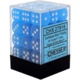 Frosted Set of 36 D6 Dice (Caribbean Blue)