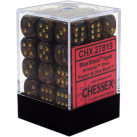 Scarab Set of 36 D6 Dice (Blue Blood/Gold)