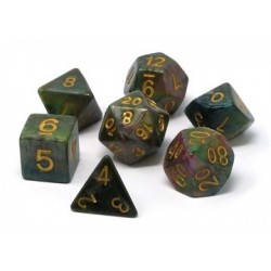 Poly Dice Set for RPGs (Rainforest)