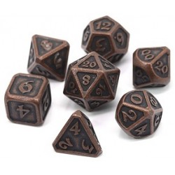 Metal Mythica Dice Set (Dark Copper)