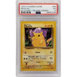 Pikachu Base Set Yellow Cheeks E3 Promo PSA 5