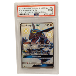 Rayquaza GX Celestial Storm Alternate Art #177a PSA 9