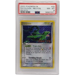 Rayquaza Reverse Holo EX Deoxys #22 PSA 8