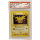 Zapdos 1st Edition Fossil #15 PSA 8
