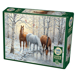 Cobble Hill: Winter Trio | 1000 Piece Puzzle