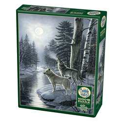 Cobble Hill: Wolves by Moonlight | 1000 Piece Puzzle