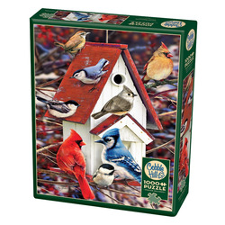 Cobble Hill: Winter Birdhouse | 1000 Piece Puzzle