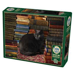 Cobble Hill: Library Cat | 1000 Piece Puzzle