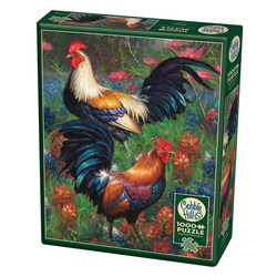 Cobble Hill: Roosters | 1000 Piece Puzzle