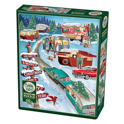 Cobble Hill: Christmas Campers | 1000 Piece Puzzle
