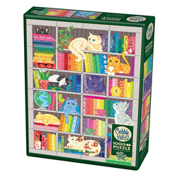Cobble Hill: Rainbow Cat Quilt | 1000 Piece Puzzle