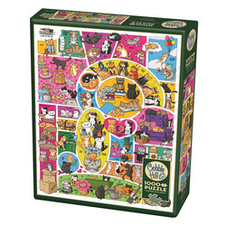 Cobble Hill: Doodlecats | 1000 Piece Puzzle